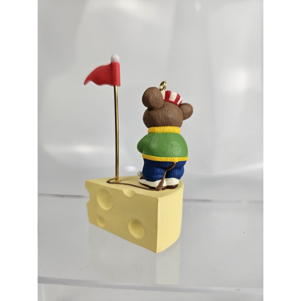Set Of 2 Hallmark 1998 Keepsake Ornaments In Boxes Animal Kitty Deer Mouse Golf - Picture 4 of 12